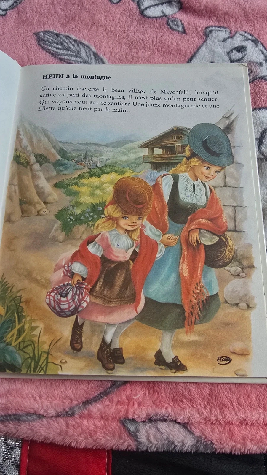 Livre ancien Heidi a la montagne – photo 2